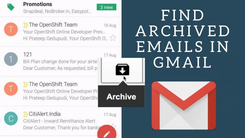 How to Access Archived Emails in Gmail