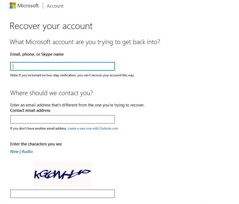 Microsoft Account Recovery | How To Reset Or Recover Your Microsoft ...