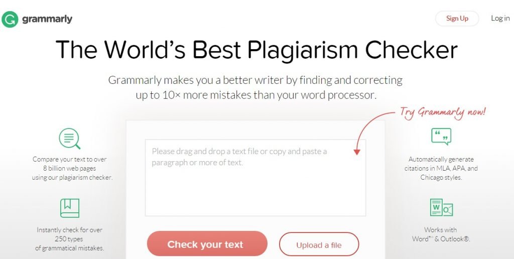 plagiarism checker online free grammarly