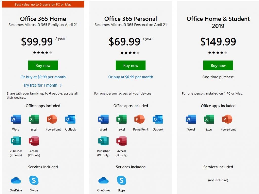 Office 365 Plans | Office 365 Subscription | Office 365 Business Plans ...