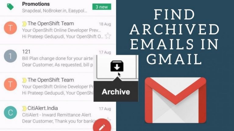gmail archive folder